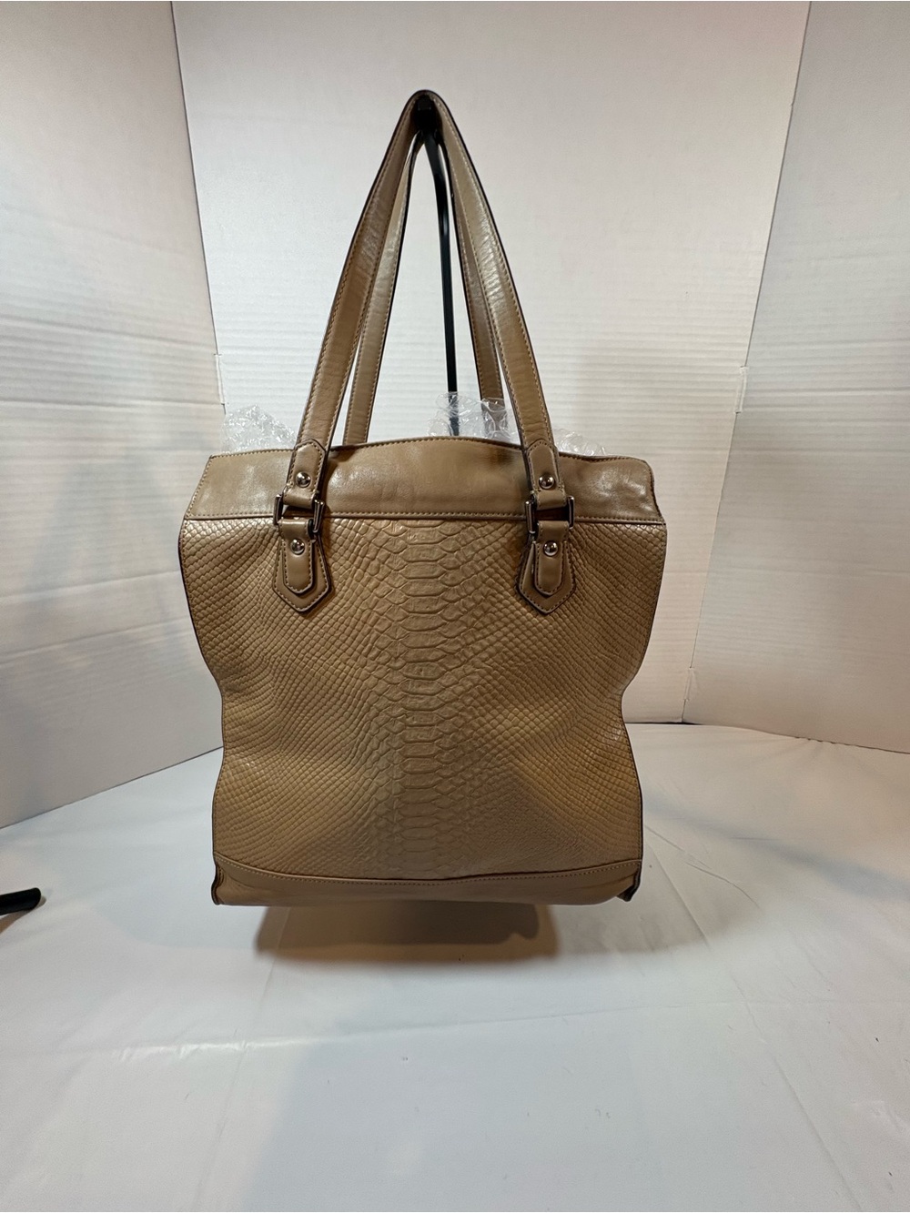 Coach Charlie Python-Embossed Leather Tote — F28723 - Picture 6 of 16